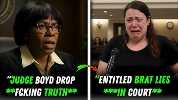 “Entitled Brat Gets DESTROYED by Judge Boyd After Lying in Court!”