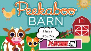 🐮 Peekaboo Barn 🐷 First Words Farm Game for Kids | Learn Farm Animals 🐔 Fun Preschool Gameplay
