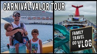 Carnival Cruise with Kids - Tour Around the Carnival Valor Cruise Ship