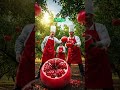 “Chefs in the Orchard Picking Massive Pomegranates”