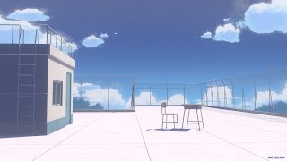 Blender3D Anime School Rooftop!