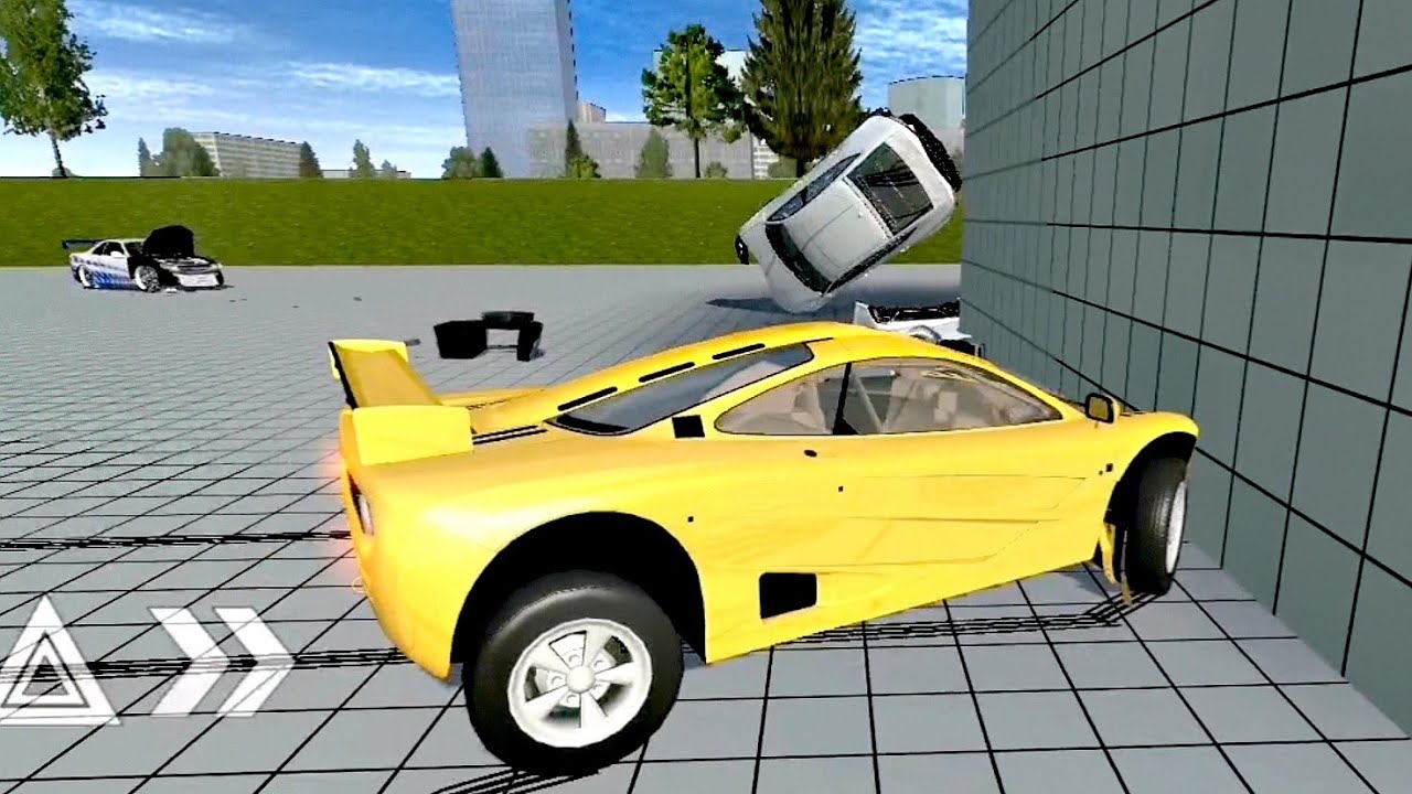 Car Crash Test Simple Car Crash Physics Simulator YouTube