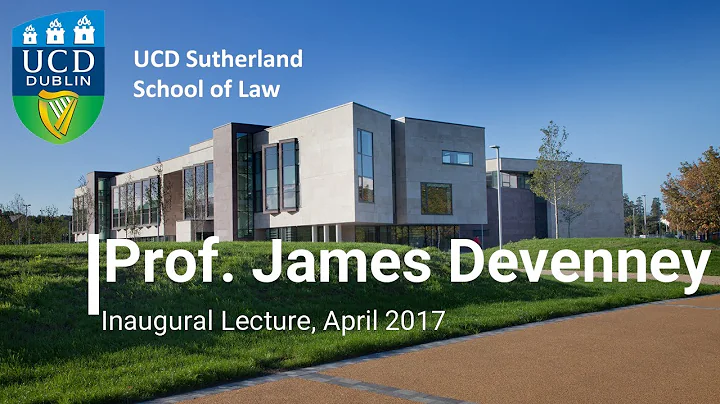 Professor James Devenney Delivers Inaugural Lecture