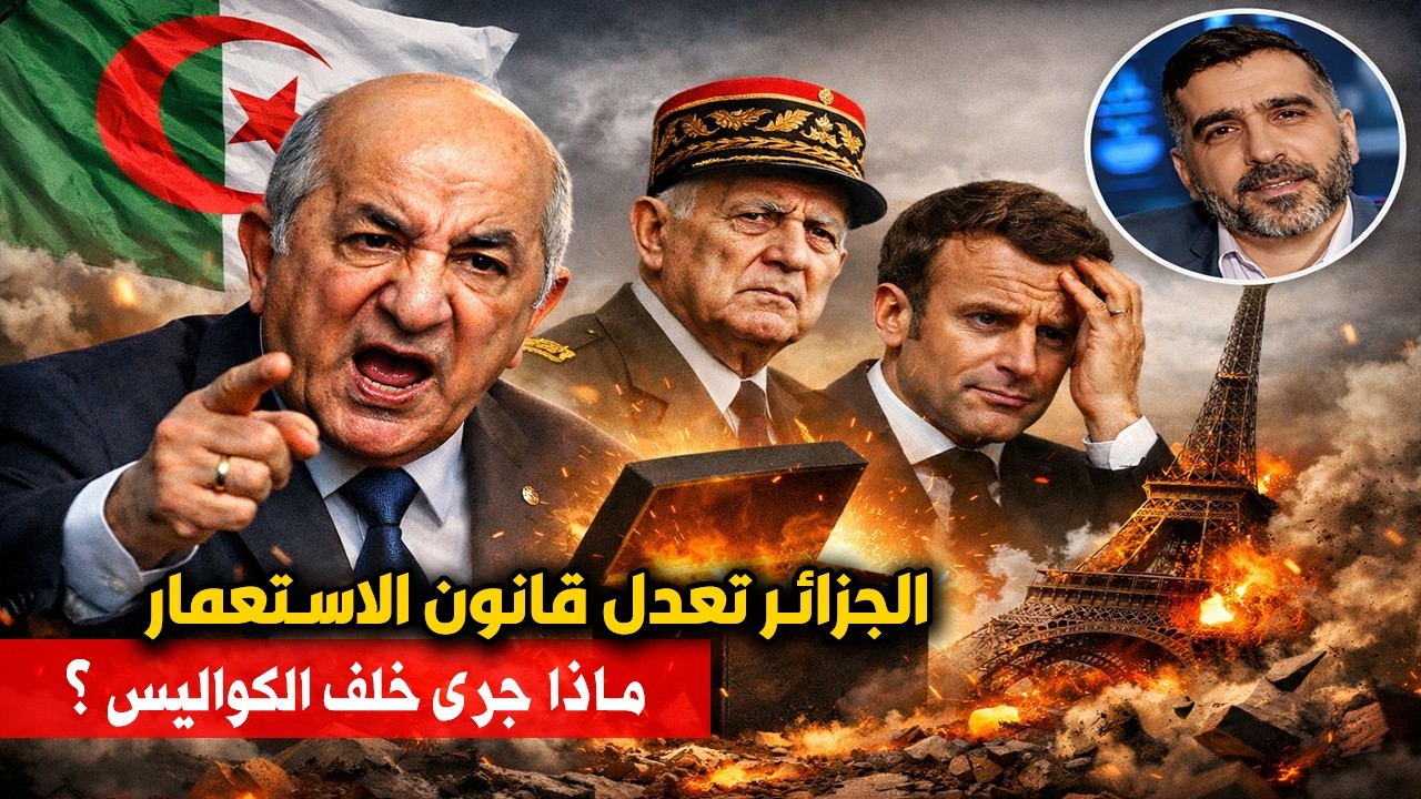 الجزائر تفتح الصندوق الأسود: السر الاستراتيجي وراء تعديل قانون الاستعمار الذي قلب الطاولة على باريس!