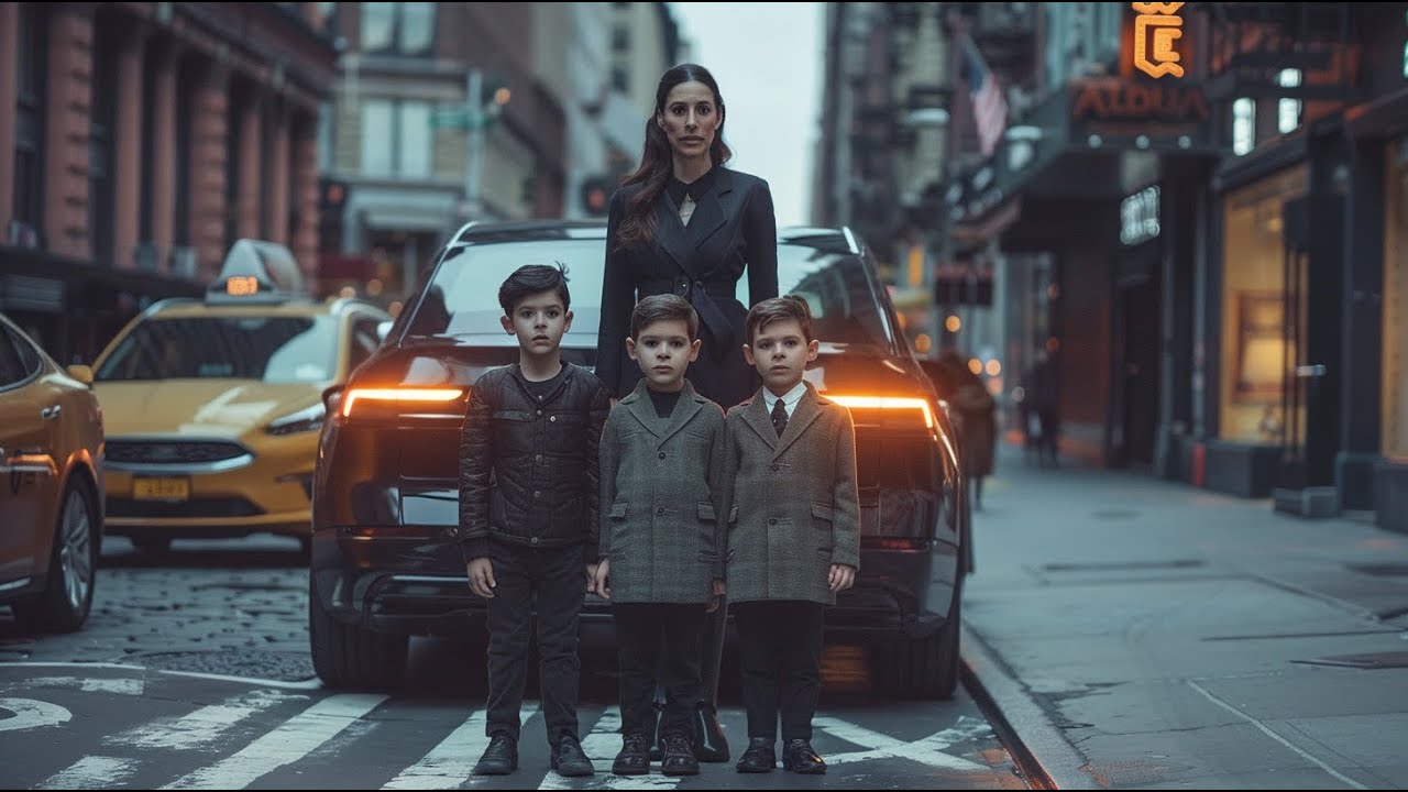 ER SAH SEINE EX MIT DRILLINGEN, DIE GENAU WIE ER AUSSEHEN, AUF EINEN UBER WARTEN