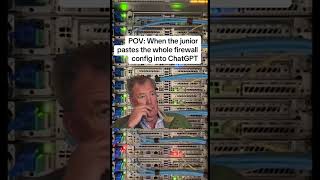 Never use AI without thinking twice#networkengineer #cisco #networksecurity #cybersecurity