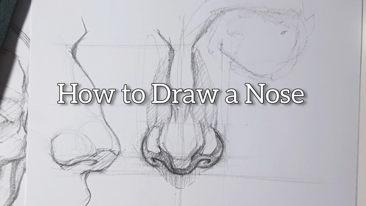 HOW to DRAW a NOSE  | BURUN NASIL ÇIZİLİR  ?