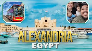 Discovering Alexandria, Egypt - Double Decker Bus Tour & Beach Fun screenshot 5