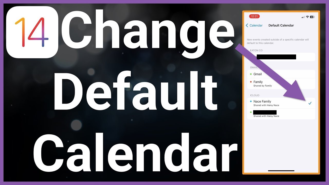 How To Change Default Calendar On iPhone YouTube