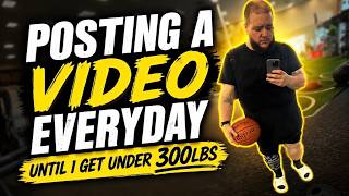 i'm posting a video everyday until i get under 300lbs starting August 3rd