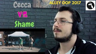 Reazione Alley-OoP! Freestyle Battle 2017 - Ottavi - CECCA vs SHAME REACTION