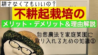 【聞いて学べる農講座】第16回:家庭菜園に自然農法を取り入れる為に③不耕起の理由