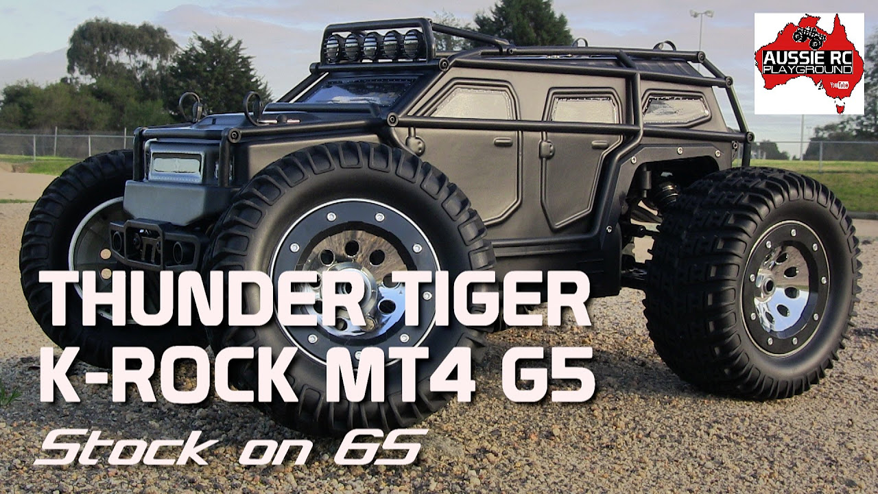 Thunder Tiger K Rock MT4 G5 First Run on 6S   Stock