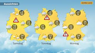 Enorme Regenmengen im Südwesten von Deutschland