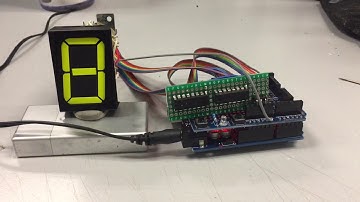 Test Seven segment electromechanical flip display  by Arduino Uno,  ULN2003 #shorts