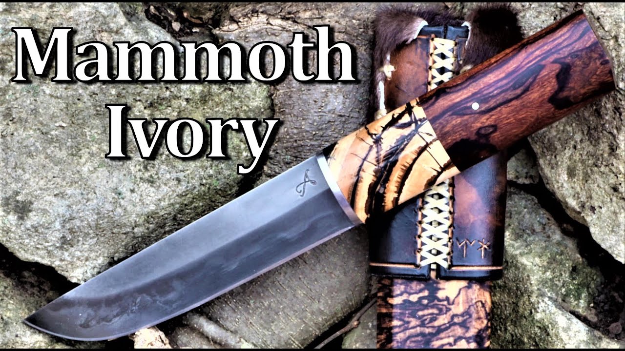 Mammoth Ivory Puukko knife build Pt.3 Mammoth ivory and ironwood