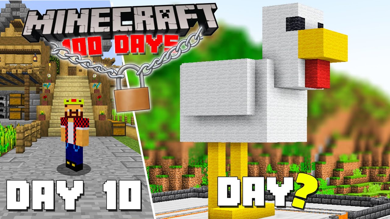 Ep 7 I Found Giant Chicken In Minecraft 100 Days In Minecraft Ep 7 I Found Giant Chicken In Minecraft 100 Days In Minecraft