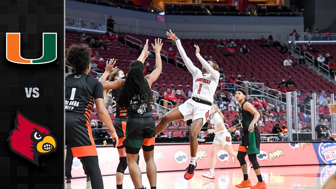 Miami vs. Louisville Women's Highlight Basketball (202021) YouTube