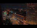 🌃 Russia Moscow Ambience ✦ Night Traffic  ✦ Brown Noise   for Sleep or Deep Focus  24/7