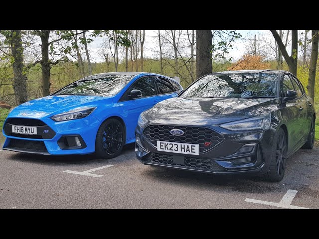 My 2018 MK3 Ford Focus RS vs 2022 Ford Focus MK4.5 Facelift ST 