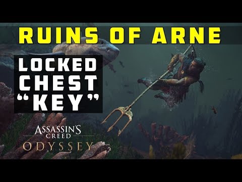 Ruins of Arne | Locked Chest Key & Loot Treasure Location | ASSASSIN'S CREED ODYSSEY