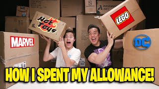 HOW I SPENT MY $5,000 ALLOWANCE!!! Lock Down Haul! LEGO, Hot Toys, Marvel, DC, Star Wars & More!