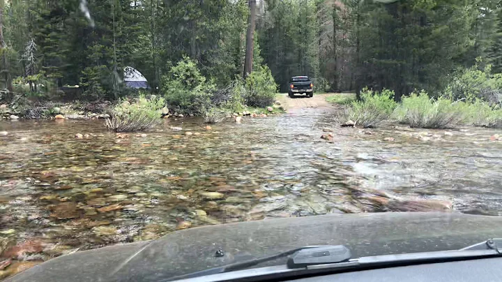 Sierra National Forest creek crossing.