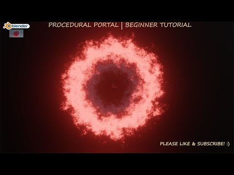 Easy Procedural Portal: Beginner Tutorial: Blender 2.9