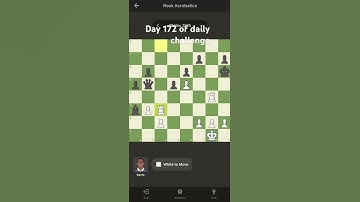 Day 172 of daily challenge #chessandcheckers #chess #playchess #games #chesscom #chesspuzzle