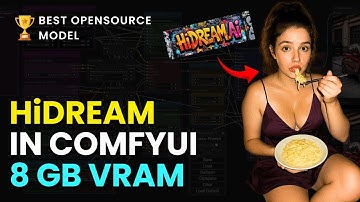 HiDream in ComfyUI 8GB VRAM - Best Open-source Image Generation AI Free (ComfyUI + Low VRAM Locally)