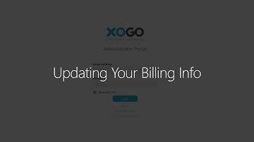 How to Update Your XOGO Billing Information
