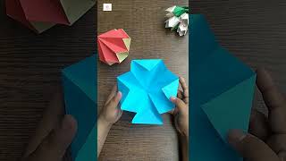 Paper origami festive |Origami diamond  ornament short hangingcraft origami