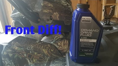 Sportsman 550xp front diff fluid.