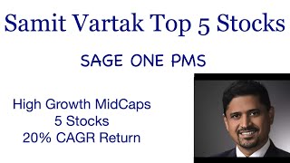 Samit Vartak Portfolio Top 5 Stocks - High Growth Midcap Stocks - Sage One PMS