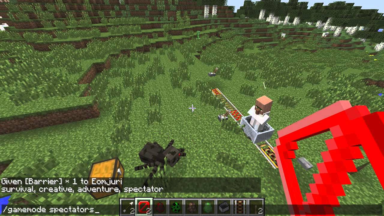 마인크래프트 1.8 스냅샷 14w05a - Spectator Mode, Barriers block, Activator rails ...