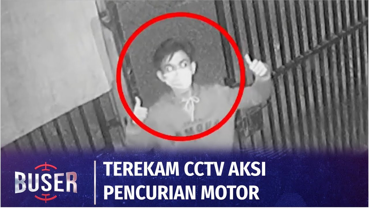 Gaya Banget!! Pelaku Curanmor Berpose di Depan CCTV Usai Beraksi | Buser