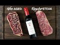 24hrs Wine Aged Steak Experiment | Guga Foods