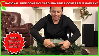 Unboxing NTC Carolina Pine Garland: Lush & Lit!