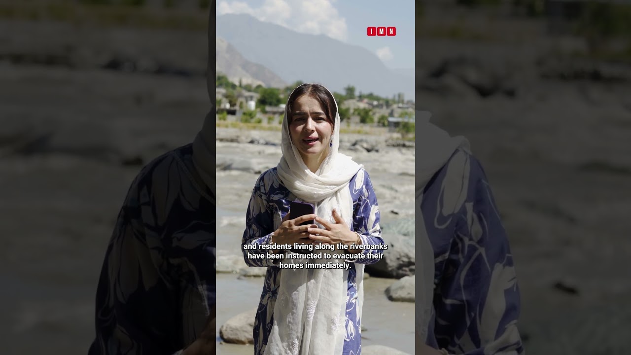 Ghizer River Blocked in Raoshan Village | Temporary Lake Threatens Downstream Floods