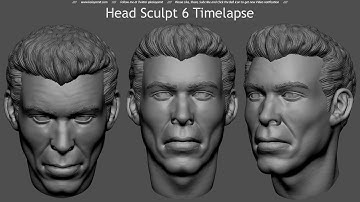 Head Sculpt 6 Timelapse