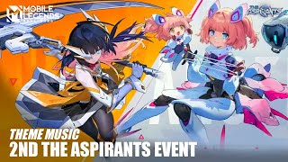 BACKGROUND MUSIC THE 2ND ASPIRANTS EVENT | BGM RUBY MECHA MAIDEN & ANGELA CYBER CHERUBIN SKIN | MLBB