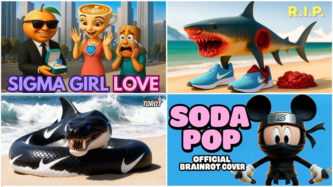 SharkBox vs OrangeMan – The Ultimate Brainrot Hop Battle!