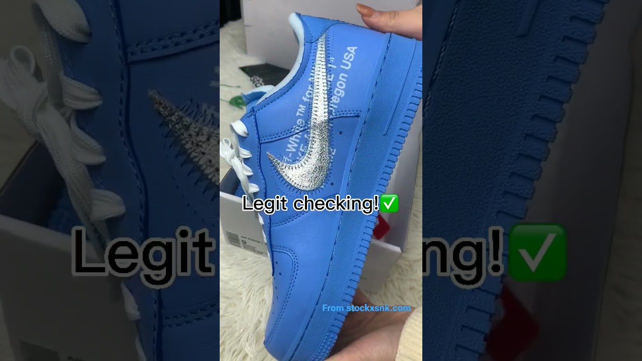 Nike Air Force 1 Low Off-White MCA University Blue : r/stockx