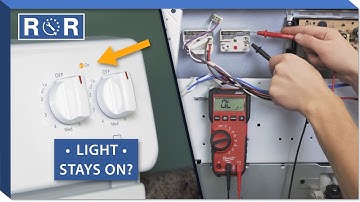 Cooktop Indicator Light Stays On - Troubleshooting | Repair & Replace