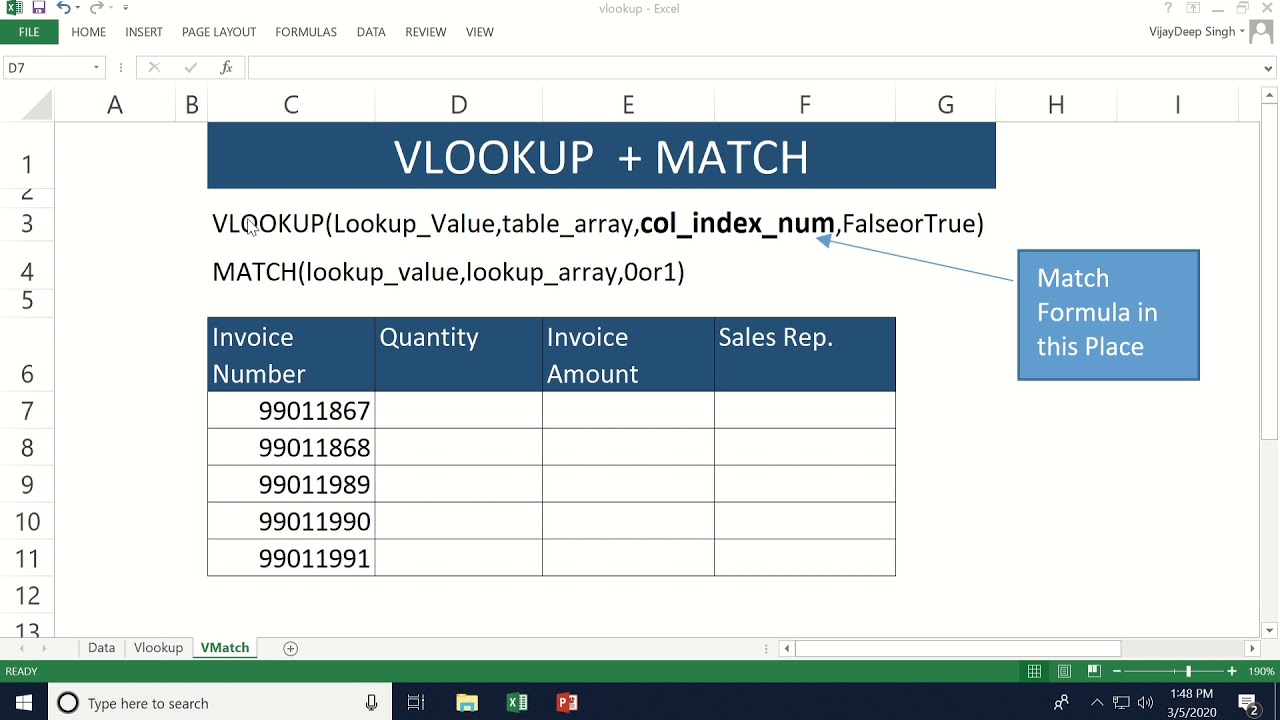  VLOOKUP  MATCH AUTOMATION OF VLOOKUP  FORMULA ADVANCE 