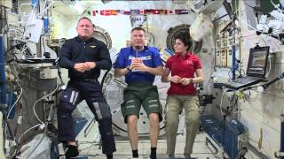Houston Chronicle interview with the NASA and ESA crew aboard the International Space Station