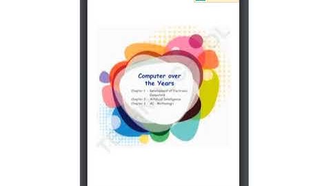 Grade 3 Computer Science Jothi chapter 1 Revision video