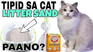 PAANO MAKATIPID SA CAT LITTER | HOW TO SAVE A CAT LITTER SAND