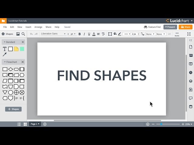 Bibliotecas de formas no Lucidchart – Lucid.co