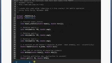 Libraries for orbit propagation - CS50 project